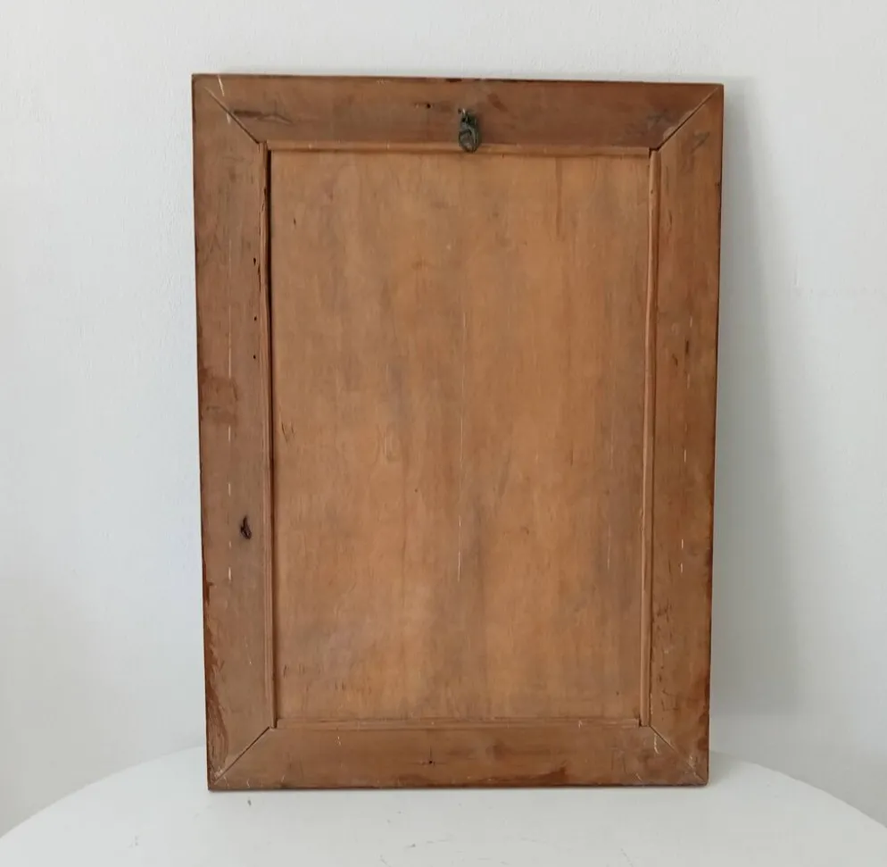 Miroir Art déco en bois, années 50