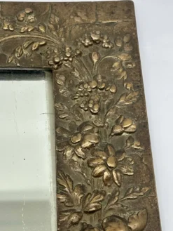 Miroir Art déco en bronze, XXème s.