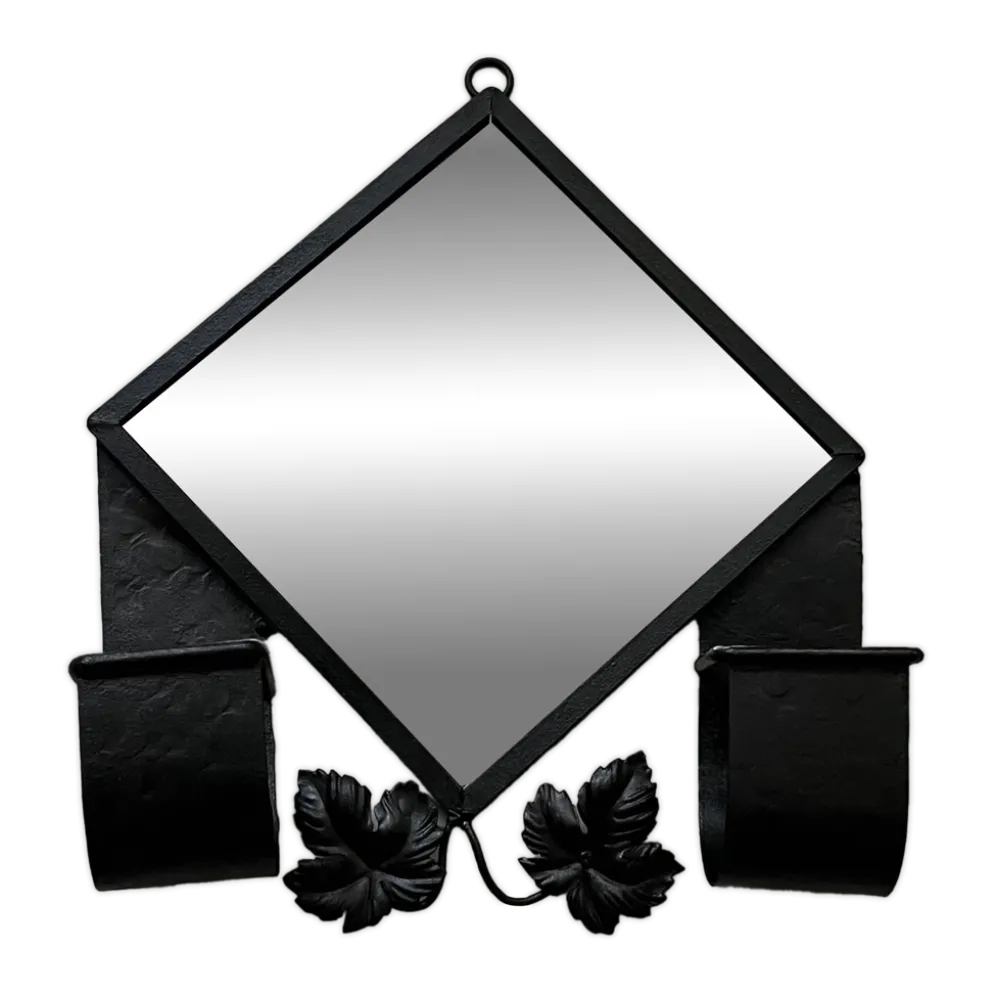 Miroir art déco fer forgé