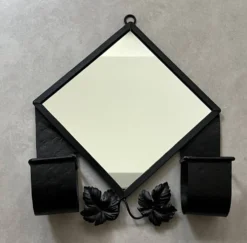 Miroir art déco fer forgé