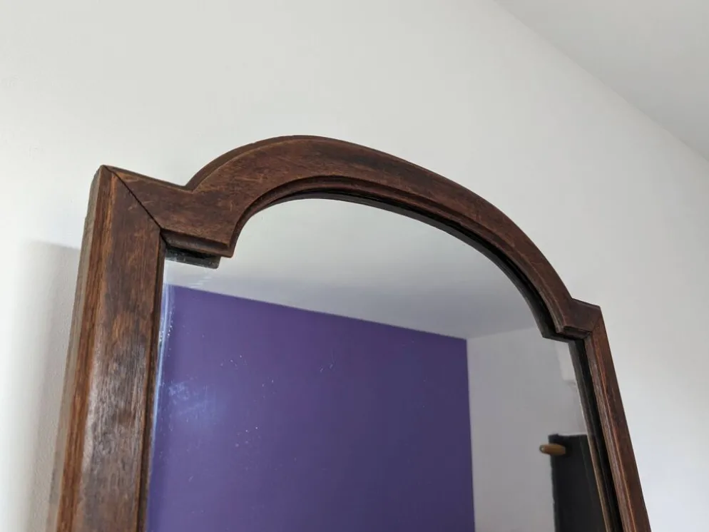 Miroir Art déco Leglas-Maurice en bois massif – manufacture nantaise