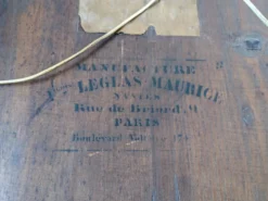 Miroir Art déco Leglas-Maurice en bois massif – manufacture nantaise