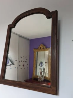 Miroir Art déco Leglas-Maurice en bois massif – manufacture nantaise