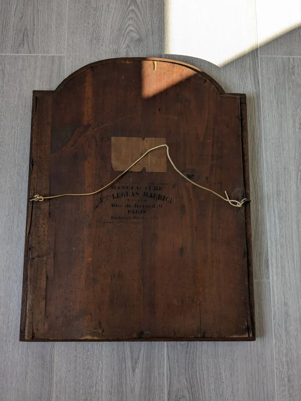 Miroir Art déco Leglas-Maurice en bois massif – manufacture nantaise