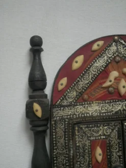 Miroir artisanal marocain décoration ethnique tribal fabrication artisanale porte marocaine