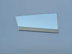 Miroir asymétrique des années 70 40x80cm