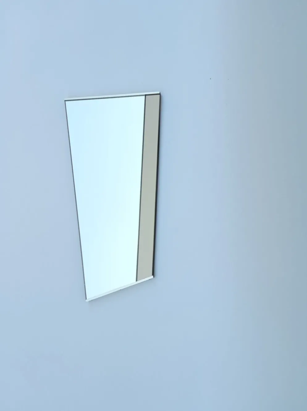 Miroir asymétrique des années 70 40x80cm