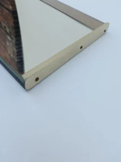 Miroir asymétrique des années 70 40x80cm