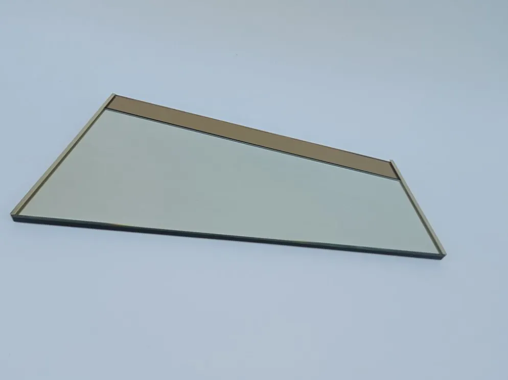 Miroir asymétrique des années 70 40x80cm