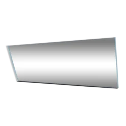 Miroir asymétrique des années 70 40x80cm
