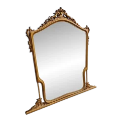 Miroir atypique doré