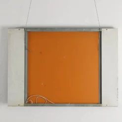 Miroir au design vintage avec lumières en verre, Italie, années 1960.