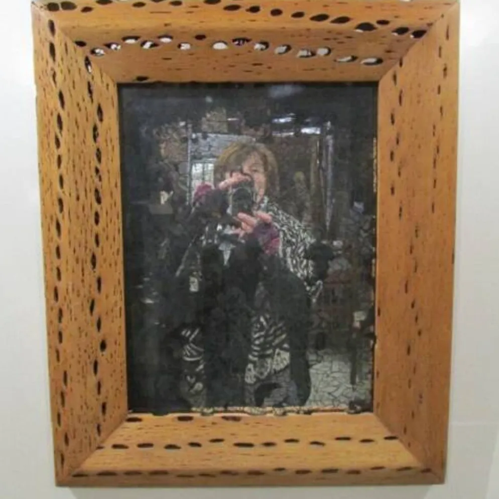 Miroir au mercure 53x63cm