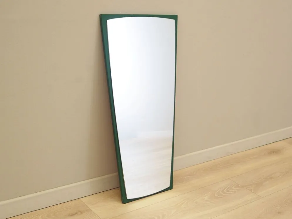 Miroir avec cadre en pin, design danois, années 1970, production : Danemark