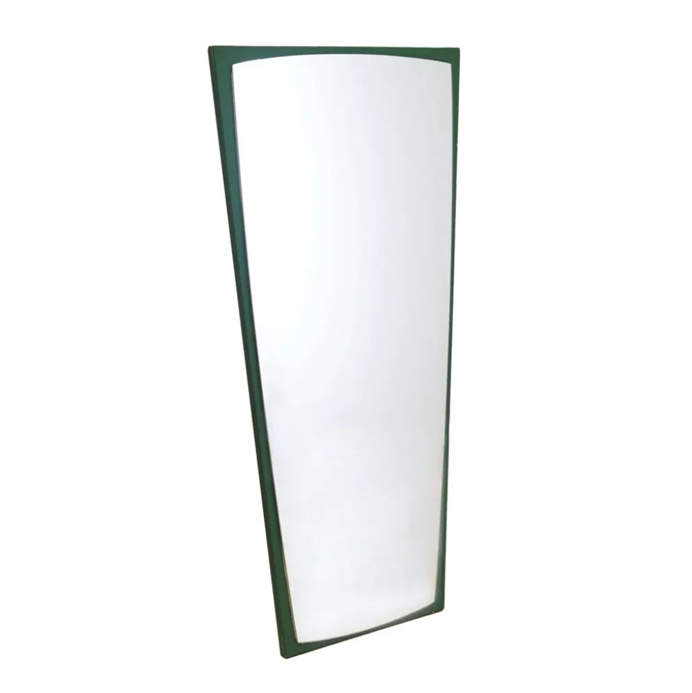 Miroir avec cadre en pin, design danois, années 1970, production : Danemark