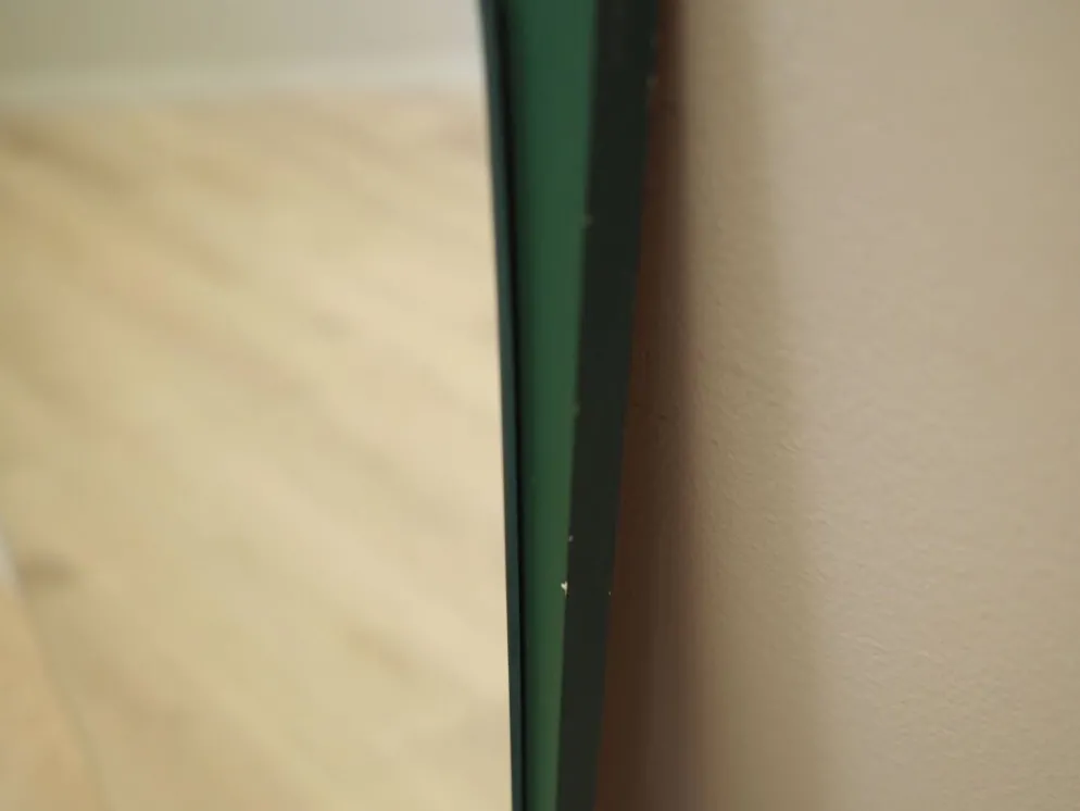 Miroir avec cadre en pin, design danois, années 1970, production : Danemark