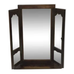 Miroir avec ses portes fleuries 90x111cm