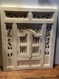 Miroir avec volets style colonial 60x70cm