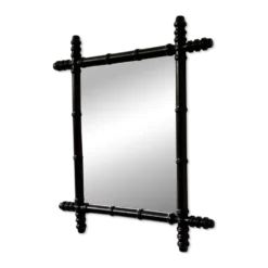 Miroir bambou vintage années 60