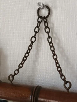 Miroir barbier bambou années 20/30