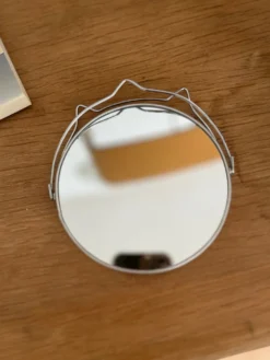 Miroir barbier chat