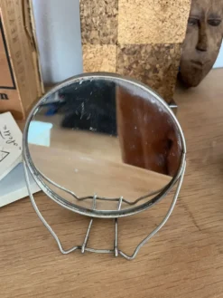 Miroir barbier chat