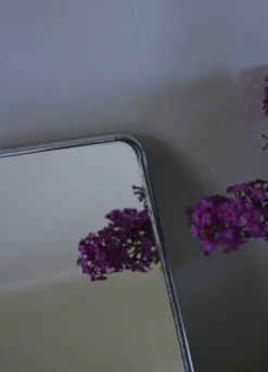Miroir barbier simple rectangle patte