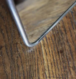 Miroir barbier simple rectangle patte