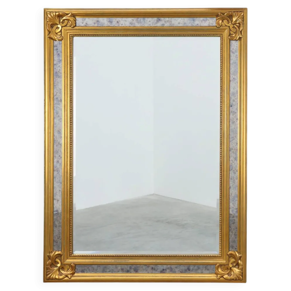 Miroir baroque doré du 20ème siècle par Deknudt, Belgique