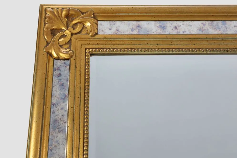Miroir baroque doré du 20ème siècle par Deknudt, Belgique