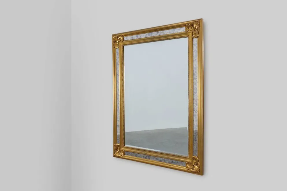 Miroir baroque doré du 20ème siècle par Deknudt, Belgique