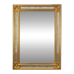 Miroir baroque doré du 20ème siècle par Deknudt, Belgique