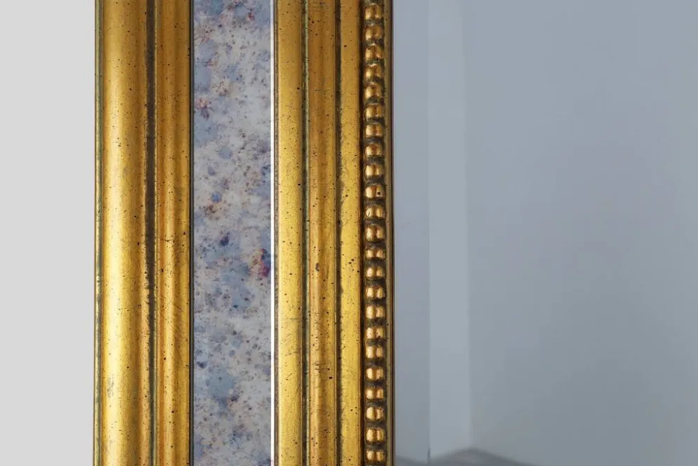 Miroir baroque doré du 20ème siècle par Deknudt, Belgique