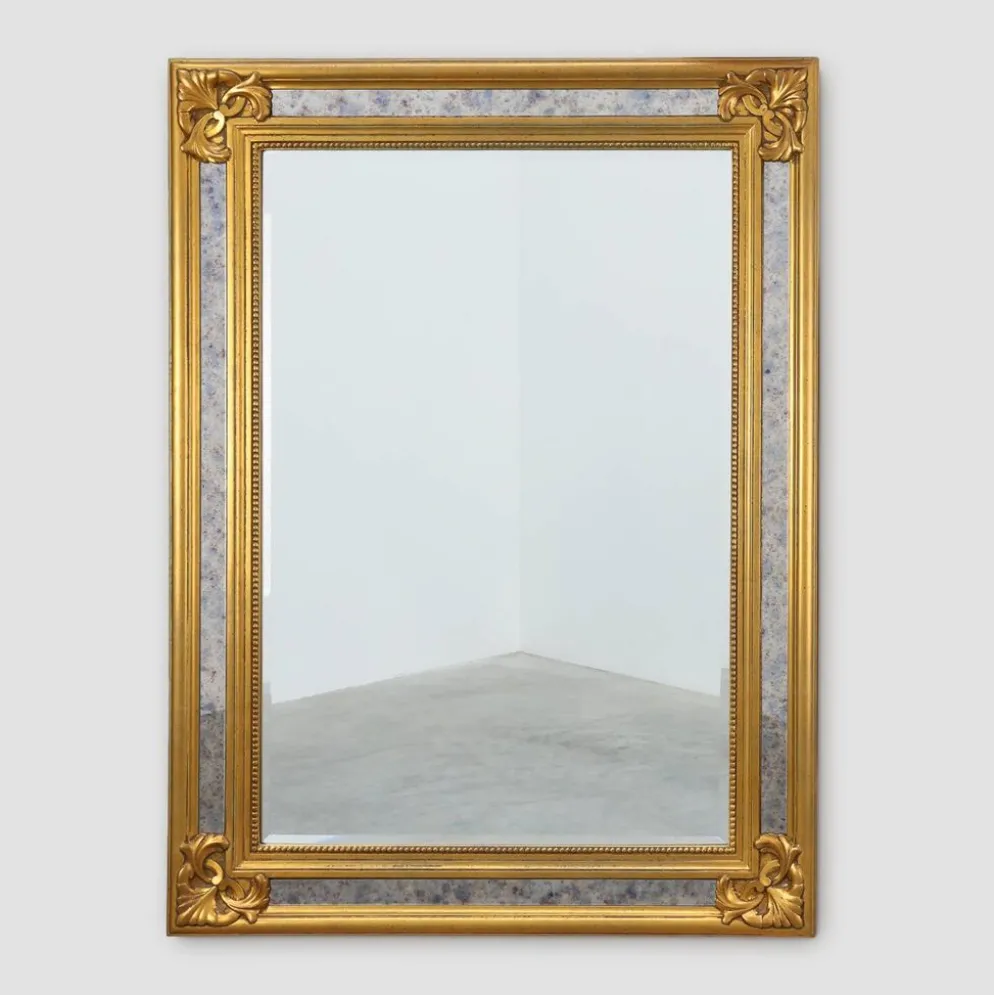 Miroir baroque doré du 20ème siècle par Deknudt, Belgique