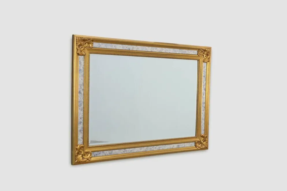 Miroir baroque doré du 20ème siècle par Deknudt, Belgique