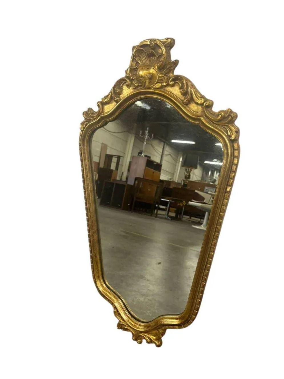 Miroir baroque doré vintage / miroir mural