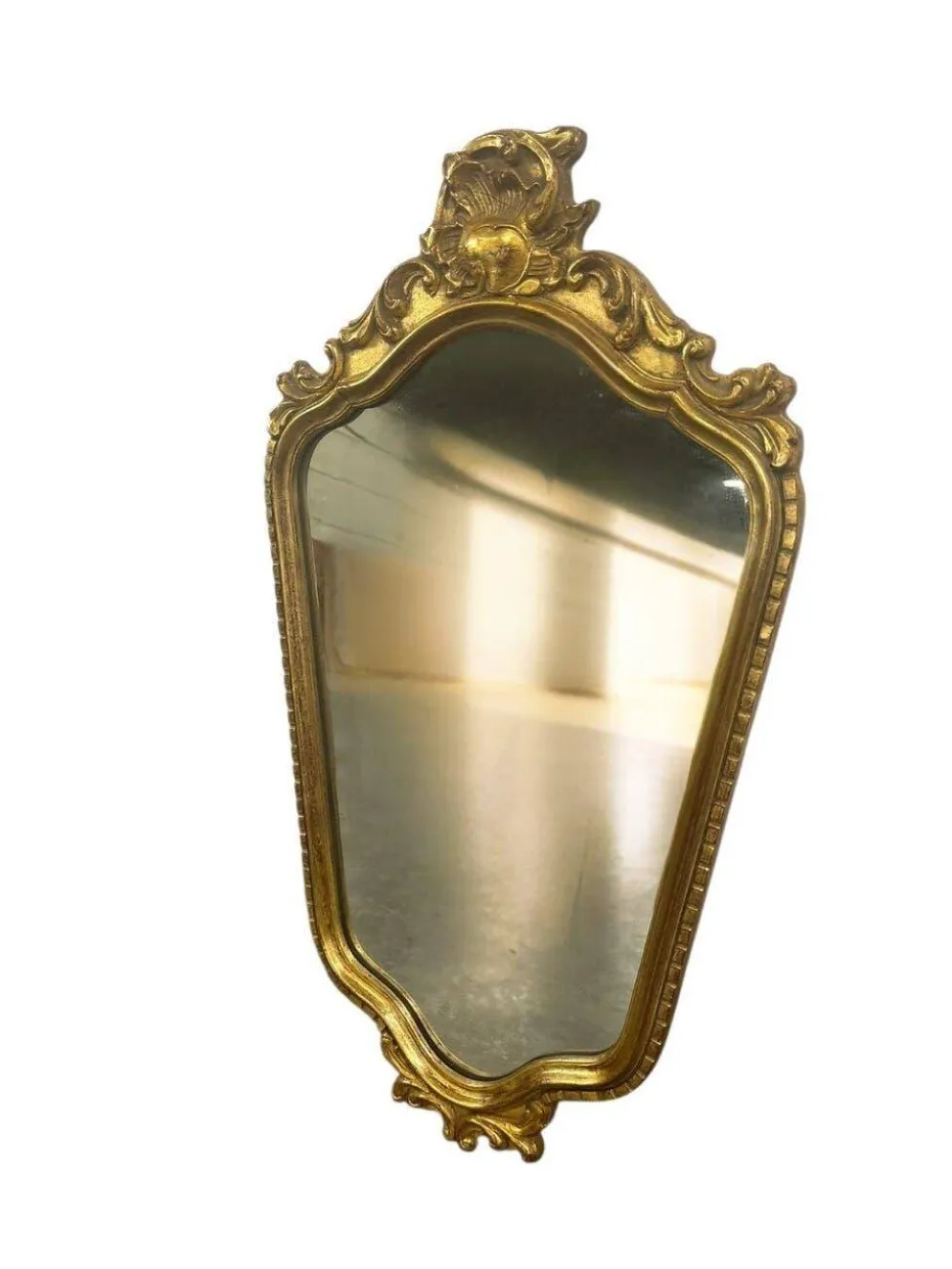 Miroir baroque doré vintage / miroir mural