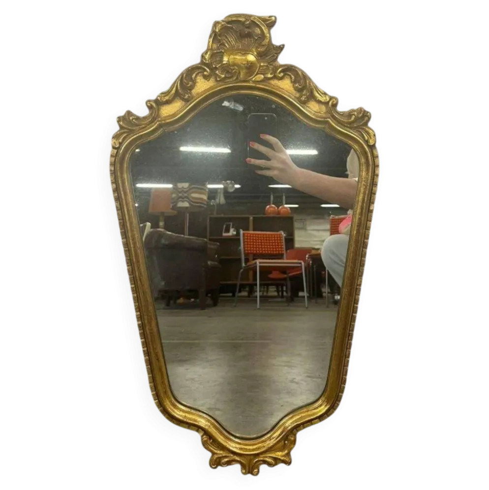 Miroir baroque doré vintage / miroir mural
