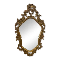 Miroir baroque doré vintage / miroir mural