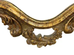 Miroir baroque doré vintage / miroir mural