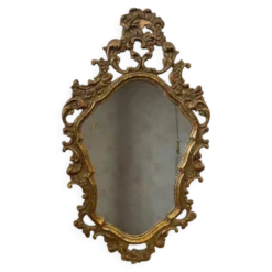 Miroir baroque doré vintage / miroir mural