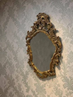 Miroir baroque doré vintage / miroir mural