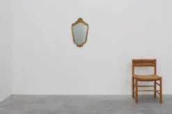 Miroir baroque en bois doré de style Louis XV, XXe siècle, France