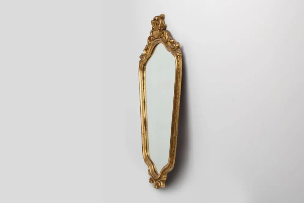 Miroir baroque en bois doré de style Louis XV, XXe siècle, France