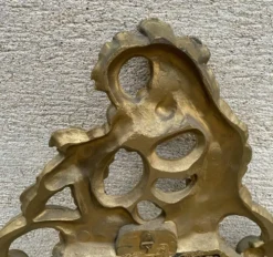 Miroir baroque en bois doré vintage ancien