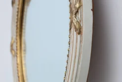 Miroir baroque Louis XVI du XXe siècle en bois sculpté, France