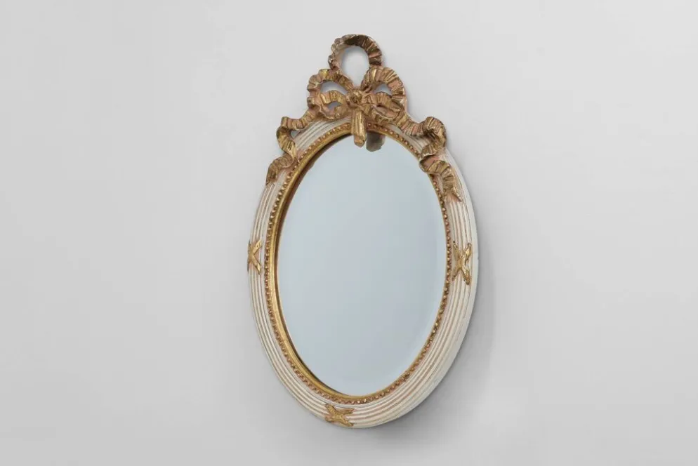 Miroir baroque Louis XVI du XXe siècle en bois sculpté, France