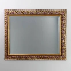 Miroir baroque revival en bois sculpté, Italie vers 1960