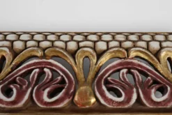 Miroir baroque revival en bois sculpté, Italie vers 1960