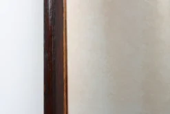 Miroir belge Art Déco en bois avec verre vieilli, vers 1930